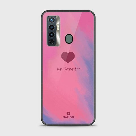 Tecno Camon 17 Cover - Onation Heart Series - HQ Ultra Shine Premium Infinity Glass Soft Silicon Borders Case