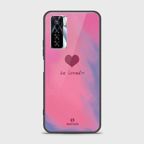 Tecno Camon 17 Pro Cover - Onation Heart Series - HQ Ultra Shine Premium Infinity Glass Soft Silicon Borders Case