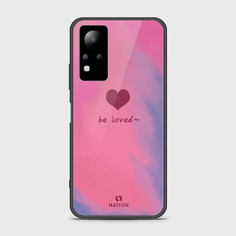 Infinix Note 11 Cover- Onation Heart Series - HQ Ultra Shine Premium Infinity Glass Soft Silicon Borders Case