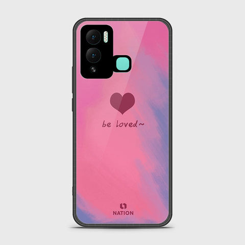 Infinix Hot 12 Play Cover- Onation Heart Series - HQ Ultra Shine Premium Infinity Glass Soft Silicon Borders Case