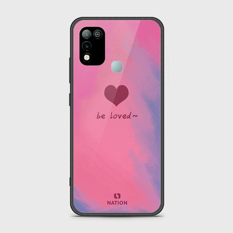 Infinix Hot 11 Play Cover- Onation Heart Series - HQ Ultra Shine Premium Infinity Glass Soft Silicon Borders Case