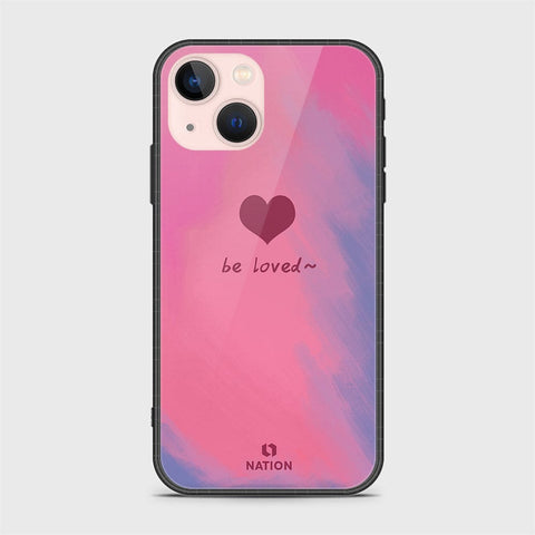 iPhone 14 Plus Cover- Onation Heart Series - HQ Ultra Shine Premium Infinity Glass Soft Silicon Borders Case