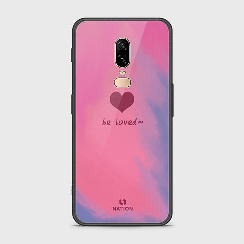 OnePlus 6 Cover- Onation Heart Series - HQ Ultra Shine Premium Infinity Glass Soft Silicon Borders Case