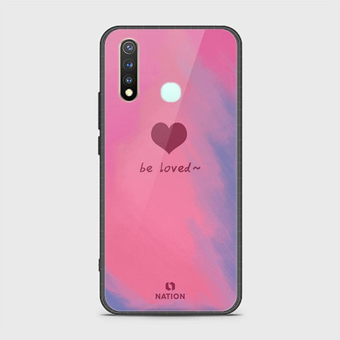 Vivo Y19 Cover - ONation Heart Series - HQ Ultra Shine Premium Infinity Glass Soft Silicon Borders Case