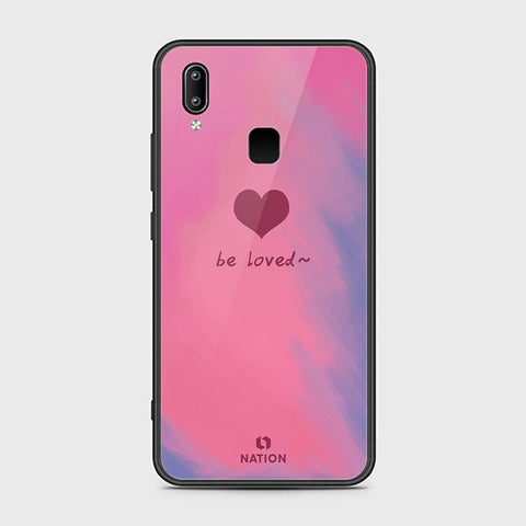 Vivo Y85 Cover - ONation Heart Series - HQ Ultra Shine Premium Infinity Glass Soft Silicon Borders Case