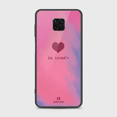 Xiaomi Redmi Note 9S Cover - ONation Heart Series - HQ Ultra Shine Premium Infinity Glass Soft Silicon Borders Case