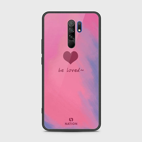 Xiaomi Redmi 9 Cover - ONation Heart Series - HQ Ultra Shine Premium Infinity Glass Soft Silicon Borders Case