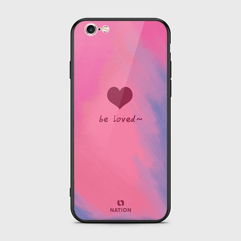 iPhone 6s Plus / 6 Plus Cover - ONation Heart Series - HQ Ultra Shine Premium Infinity Glass Soft Silicon Borders Case