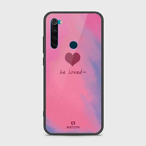 Xiaomi Redmi Note 8 Cover - ONation Heart Series - HQ Ultra Shine Premium Infinity Glass Soft Silicon Borders Case