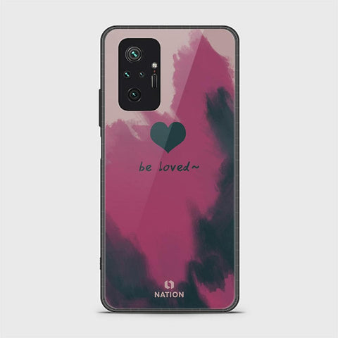 Xiaomi Redmi Note 10 Pro 4G Cover - ONation Heart Series - HQ Ultra Shine Premium Infinity Glass Soft Silicon Borders Case