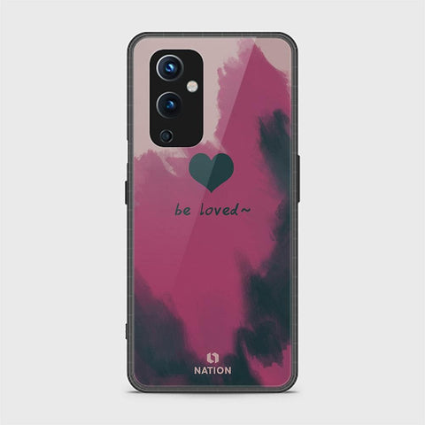 OnePlus 9 Cover - ONation Heart Series - HQ Ultra Shine Premium Infinity Glass Soft Silicon Borders Case