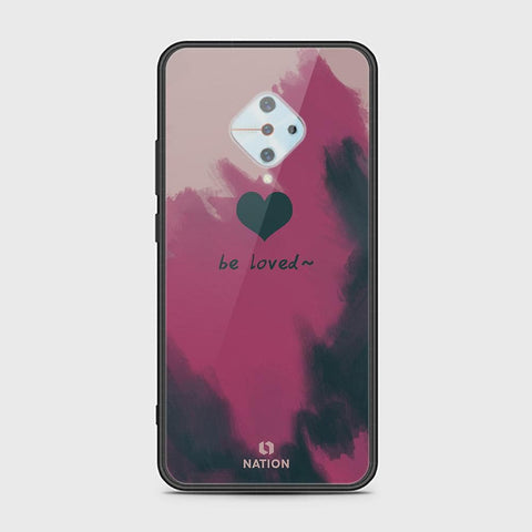 Vivo S1 Pro Cover - ONation Heart Series - HQ Ultra Shine Premium Infinity Glass Soft Silicon Borders Case