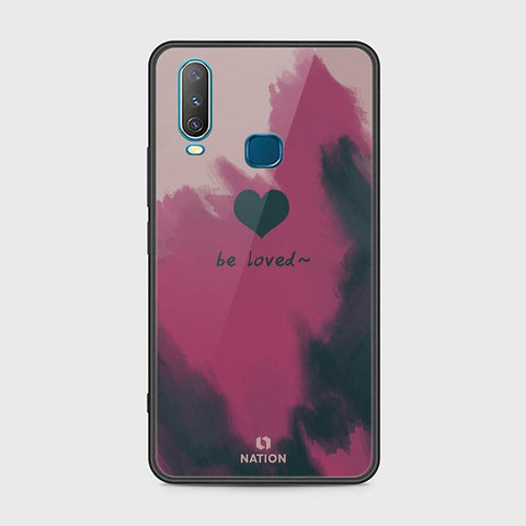 Vivo Y12 Cover - ONation Heart Series - HQ Ultra Shine Premium Infinity Glass Soft Silicon Borders Case