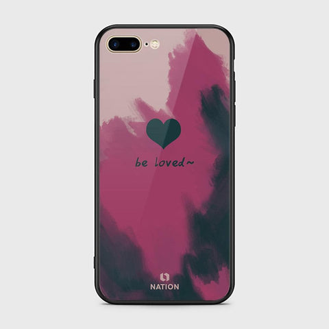 iPhone 7 Plus Cover - Onation Heart Series - HQ Ultra Shine Premium Infinity Glass Soft Silicon Borders Case