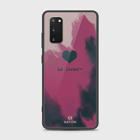 Samsung Galaxy S20 Cover - Onation Heart Series - HQ Ultra Shine Premium Infinity Glass Soft Silicon Borders Case