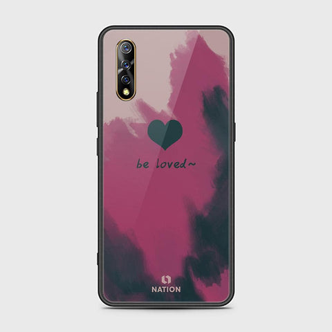 Vivo S1 Cover - Onation Heart Series - HQ Ultra Shine Premium Infinity Glass Soft Silicon Borders Case