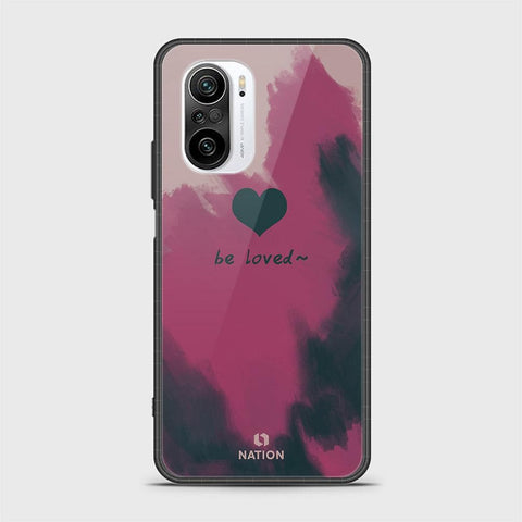 Xiaomi Redmi K40 Cover - Onation Heart Series - HQ Ultra Shine Premium Infinity Glass Soft Silicon Borders Case