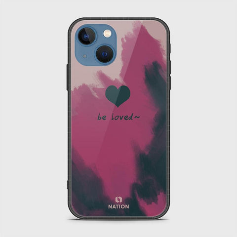 iPhone 13 Cover - Onation Heart Series - HQ Ultra Shine Premium Infinity Glass Soft Silicon Borders Case