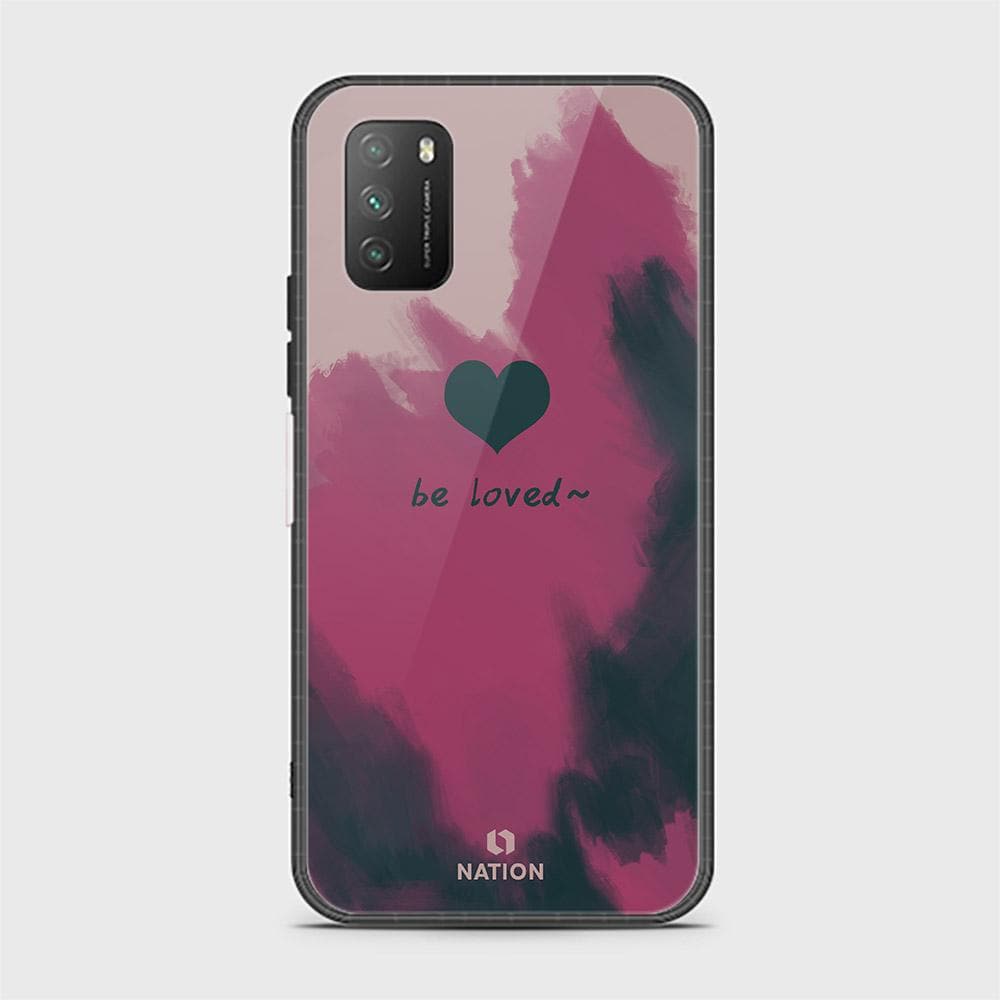 Xiaomi Redmi 9T Cover - ONation Heart Series - HQ Ultra Shine Premium Infinity Glass Soft Silicon Borders Case (Fast Delivery)