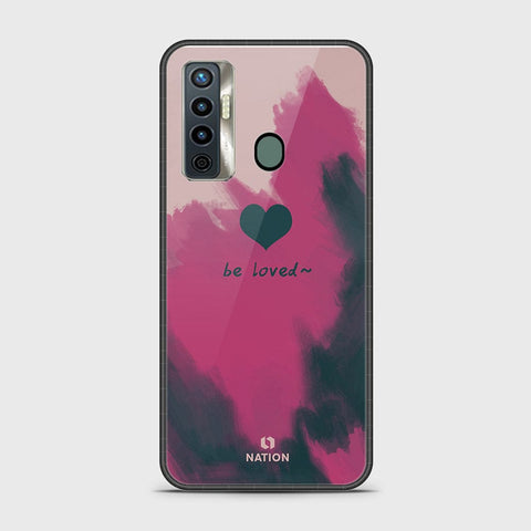 Tecno Camon 17 Cover - Onation Heart Series - HQ Ultra Shine Premium Infinity Glass Soft Silicon Borders Case