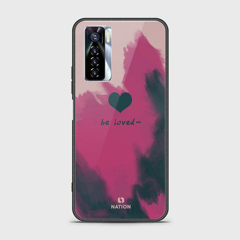 Tecno Camon 17 Pro Cover - Onation Heart Series - HQ Ultra Shine Premium Infinity Glass Soft Silicon Borders Case