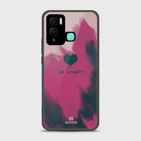 Infinix Hot 12 Play Cover- Onation Heart Series - HQ Ultra Shine Premium Infinity Glass Soft Silicon Borders Case