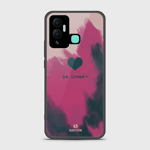 Infinix Hot 12i Cover- Onation Heart Series - HQ Ultra Shine Premium Infinity Glass Soft Silicon Borders Case