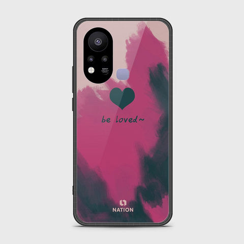Infinix Hot 11s Cover- Onation Heart Series - HQ Ultra Shine Premium Infinity Glass Soft Silicon Borders Case