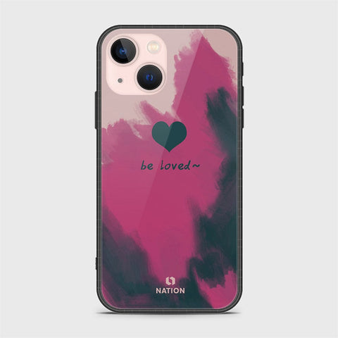 iPhone 14 Plus Cover- Onation Heart Series - HQ Ultra Shine Premium Infinity Glass Soft Silicon Borders Case