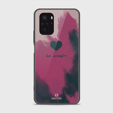 Xiaomi Redmi Note 10s Cover - ONation Heart Series - HQ Ultra Shine Premium Infinity Glass Soft Silicon Borders Case