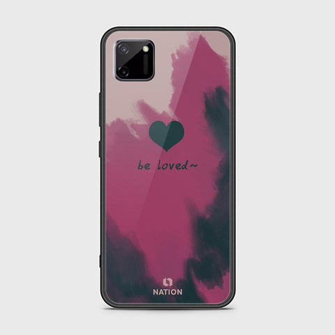 Realme C11 Cover - ONation Heart Series - HQ Ultra Shine Premium Infinity Glass Soft Silicon Borders Case