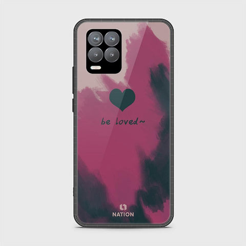 Realme 8 Cover - ONation Heart Series - HQ Ultra Shine Premium Infinity Glass Soft Silicon Borders Case