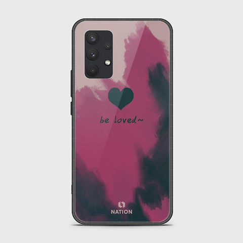 Samsung Galaxy A32 Cover - ONation Heart Series - HQ Ultra Shine Premium Infinity Glass Soft Silicon Borders Case