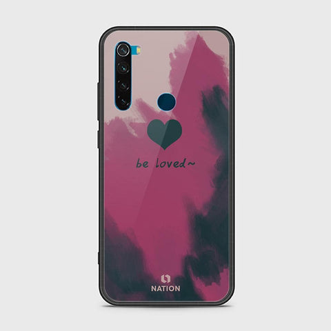 Xiaomi Redmi Note 8 Cover - ONation Heart Series - HQ Ultra Shine Premium Infinity Glass Soft Silicon Borders Case