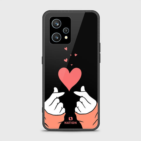 Realme Narzo 50 Pro Cover- Onation Heart Series - HQ Ultra Shine Premium Infinity Glass Soft Silicon Borders Case