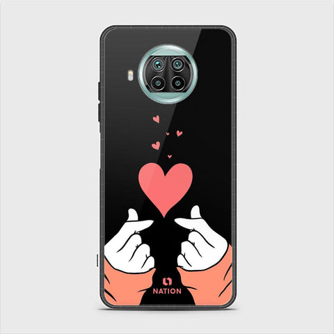 Xiaomi Mi 10T Lite Cover - ONation Heart Series - HQ Ultra Shine Premium Infinity Glass Soft Silicon Borders Case