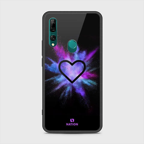 Huawei Y9 Prime 2019 Cover - ONation Heart Series - HQ Ultra Shine Premium Infinity Glass Soft Silicon Borders Case