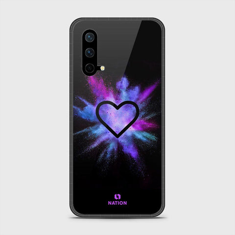 OnePlus Nord CE 5G Cover- Onation Heart Series - HQ Ultra Shine Premium Infinity Glass Soft Silicon Borders Case