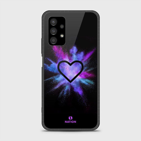 Samsung Galaxy A13 4G Cover- Onation Heart Series - HQ Ultra Shine Premium Infinity Glass Soft Silicon Borders Case