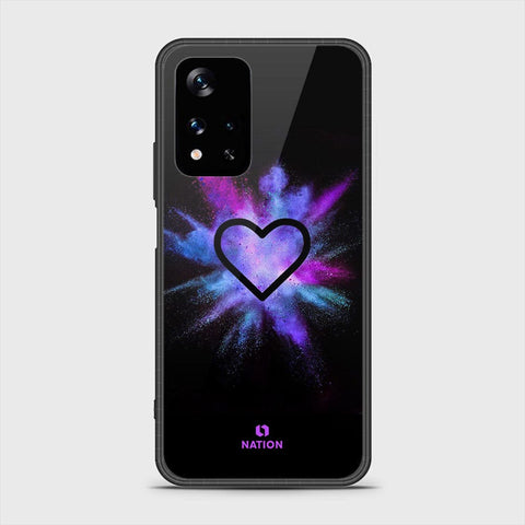 Xiaomi Poco M4 Pro 5G Cover- Onation Heart Series - HQ Ultra Shine Premium Infinity Glass Soft Silicon Borders Case