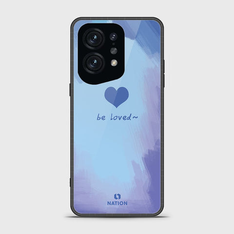 Oppo Find X5 Cover - Onation Heart Series - HQ Ultra Shine Premium Infinity Glass Soft Silicon Borders Case