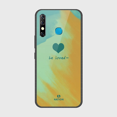 Tecno Spark 4 Cover- Onation Heart Series - HQ Ultra Shine Premium Infinity Glass Soft Silicon Borders Case