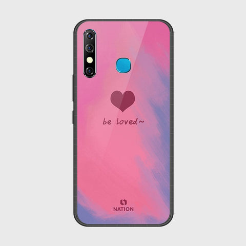 Tecno Spark 4 Cover- Onation Heart Series - HQ Ultra Shine Premium Infinity Glass Soft Silicon Borders Case