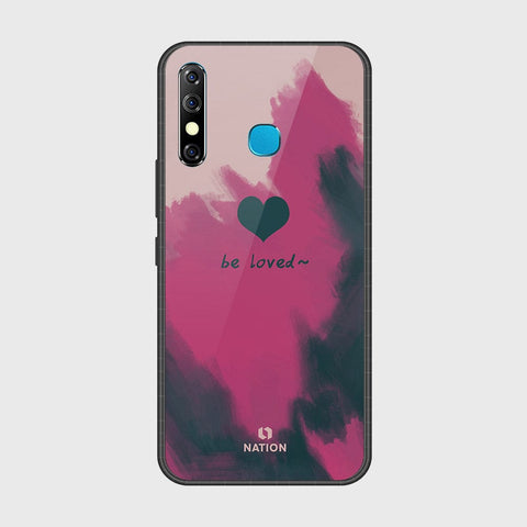 Tecno Spark 4 Cover- Onation Heart Series - HQ Ultra Shine Premium Infinity Glass Soft Silicon Borders Case