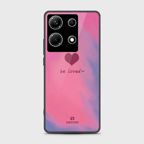 Infinix Note 30 Pro Cover- Onation Heart Series - HQ Ultra Shine Premium Infinity Glass Soft Silicon Borders Case