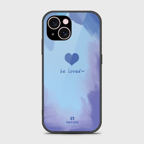 iPhone 15 Cover- Onation Heart Series - HQ Ultra Shine Premium Infinity Glass Soft Silicon Borders Case