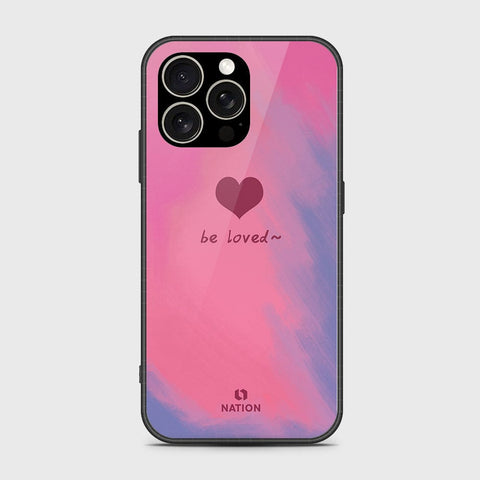 iPhone 15 Pro Cover- Onation Heart Series - HQ Ultra Shine Premium Infinity Glass Soft Silicon Borders Case