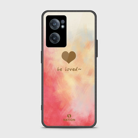 OnePlus Nord CE 2 5G Cover- Onation Heart Series - HQ Ultra Shine Premium Infinity Glass Soft Silicon Borders Case