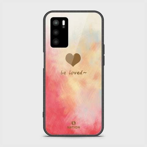 Oppo A16s Cover- Onation Heart Series - HQ Ultra Shine Premium Infinity Glass Soft Silicon Borders Case