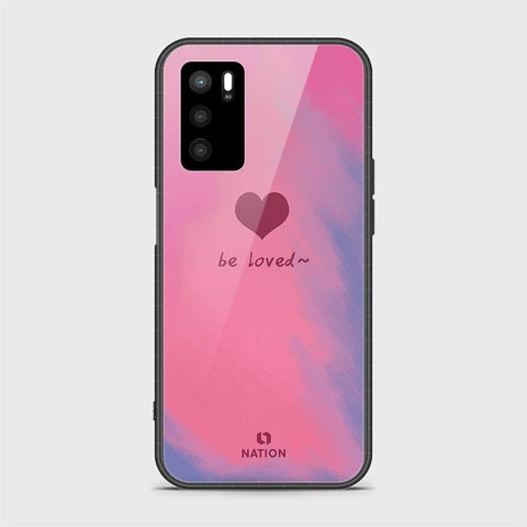 Oppo A16s Cover- Onation Heart Series - HQ Ultra Shine Premium Infinity Glass Soft Silicon Borders Case